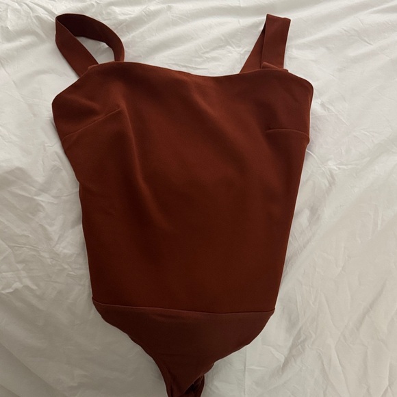 Lulus Tops - Rust Brown Bodysuit- Lulus